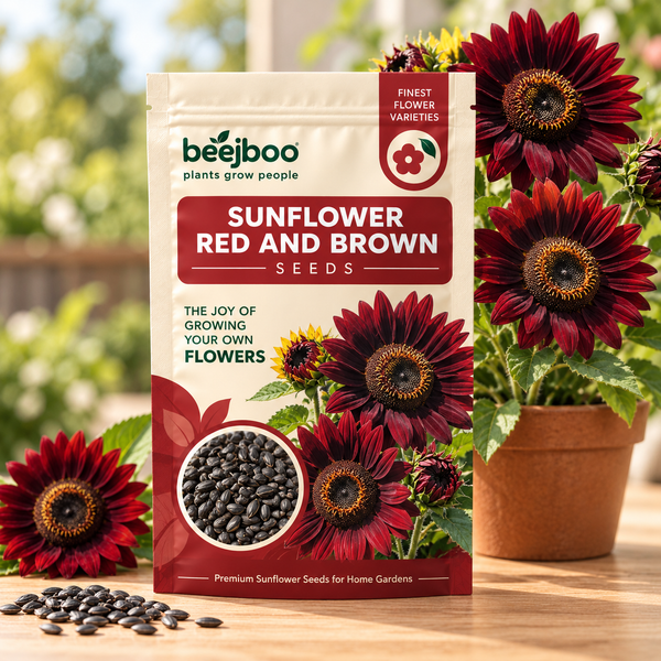 Sunflower Red and Brown Flower Seeds